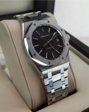 AP Royal Oak Stainless Steel Mens Watch (Silver – Black) - Image 3
