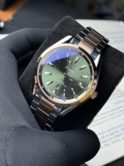 Omega Seamaster Titanium Silver & Rose Gold (Two-Tone Green Dial )