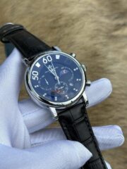 BLACK BELT AND BLACK DIAL PATEK-201912 LUXURIOUS MEN’S WATCH. REPLICA