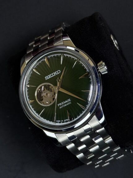 SEIKO GREEN DIAL AUTOMATIC LUXURIOUS MEN’S WATCH.