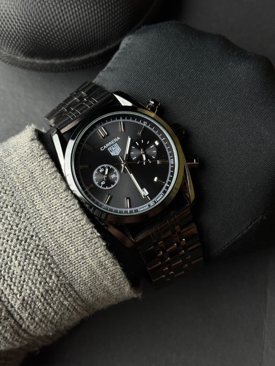 6d51d184-4026-4248-bacb-c6f89a91fa32 TAG Heuer Carrera Chronograph Full Black - Image 1