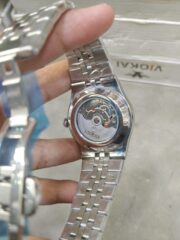 ROLEX FORMAL EDITION SILVER TWOTONE CHAIN AND GREEN DIAL - Image 2