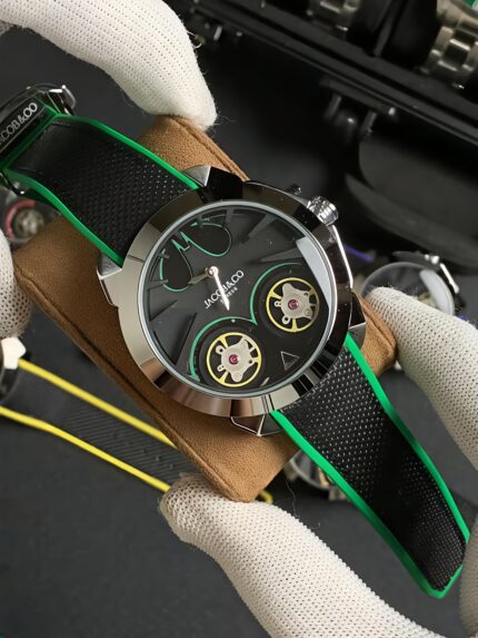 J&C GOTHAM CITY GREEN ACCENT DUAL BALANCE QUARTZ