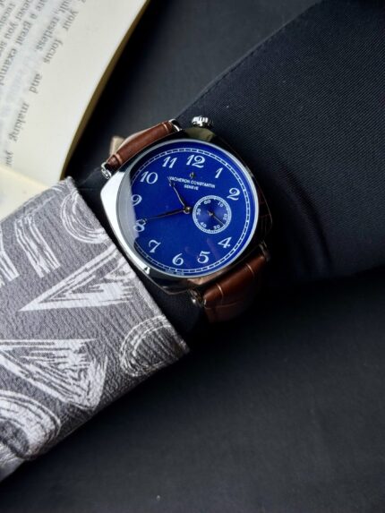 Vacheron Constantin Geneve Classic Dial Watch (Brown & Blue )