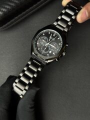 BOSS Premium Chronograph Watch – Full Black Stainless Steel - Image 2
