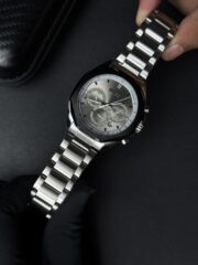 BOSS Premium Chronograph Watch – White Dial Stainless Steel - Image 2