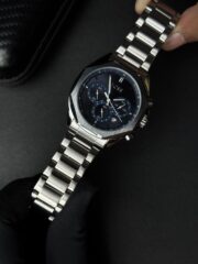 BOSS Premium Chronograph Watch – Blue Dial Stainless Steel - Image 2