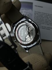 Seiko Prospex Automatic 20 BAR – Sunburst Orange Dial Brown Leather Strap - Image 2