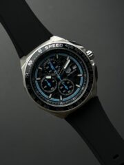 TAG Heuer Formula 1 Chronograph Style Watch – Black Dial with Blue Accents & Black Rubber Strap