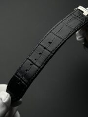 Patek Philippe Cushion Classic – Black Dial & Black Leather Strap - Image 5