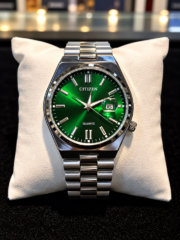 CITIZEN TSUYOSA SILVER AND Green