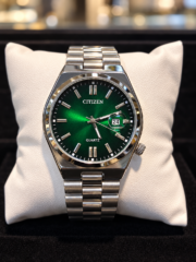 CITIZEN TSUYOSA SILVER AND Green