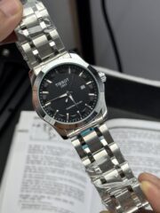 Tissot 1853 Powermatic 80 – Black Dial | Silver Stainless Steel Bracelet - Image 2