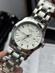 Tissot 1853 Powermatic 80 – White Dial | Silver Stainless Steel Bracelet - Image 3