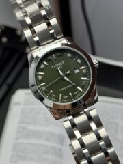 Tissot 1853 Powermatic 80 – Green Dial | Silver Stainless Steel Bracelet
