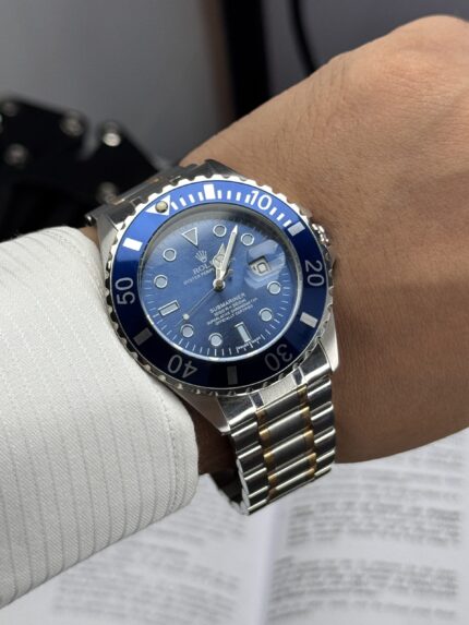 Rolex Submariner Blue Dial Blue Bezel Two-Tone