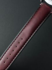 Omega Speedmaster Chronograph Watch – Maroon & Silver - Image 4
