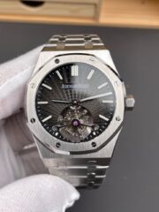 Audemars Piguet Royal Oak Tourbillon Style — Silver & Black | Swiss Grade - Image 8
