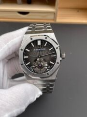 Audemars Piguet Royal Oak Tourbillon Style — Silver & Black | Swiss Grade